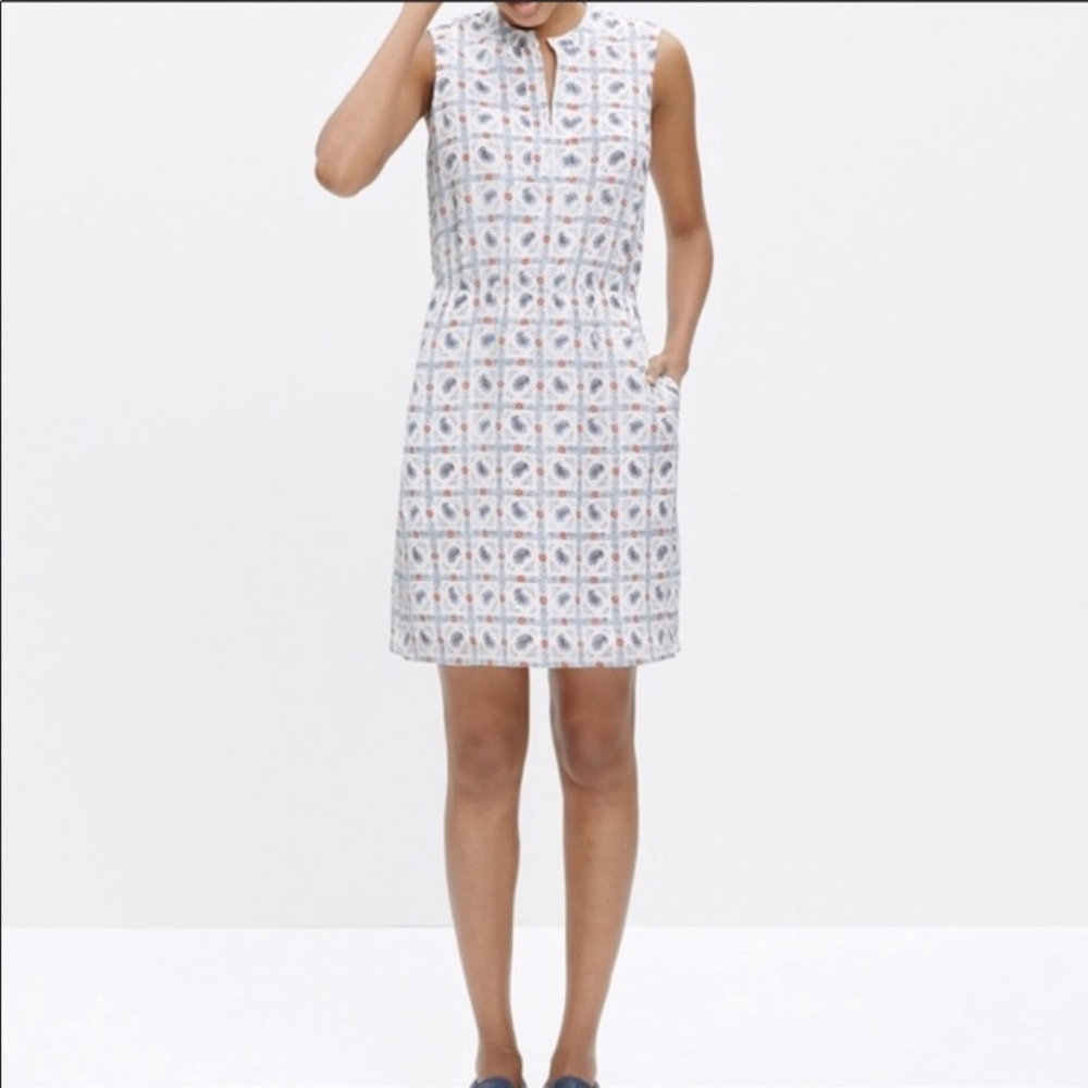 Madewell “Nora” tunic paisley dress with pockets